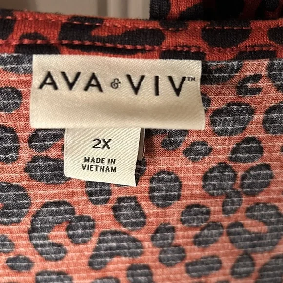 Ava &Viv midi dress size 2X - Picture 3 of 6